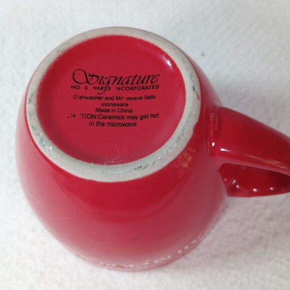 All My Kids Have Paws Red XL Mug Wide Mouth Ceramic Dog Cat Lover Gift - Picture 6 of 11